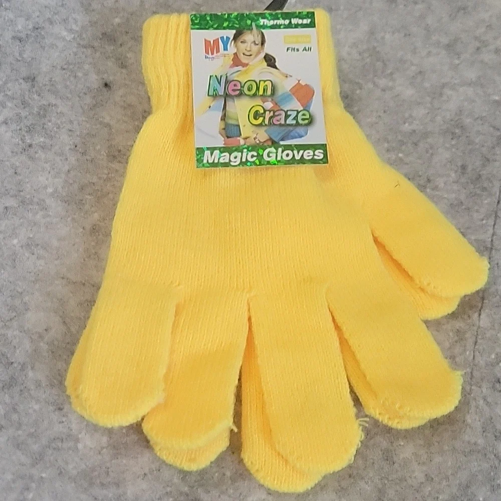 Kids Neon Craze Winter Gloves NEW FREE WITH ANY ORDER